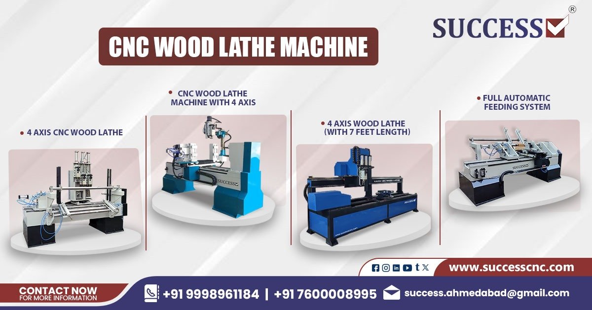 CNC Wood Lathe Machine in Punjab