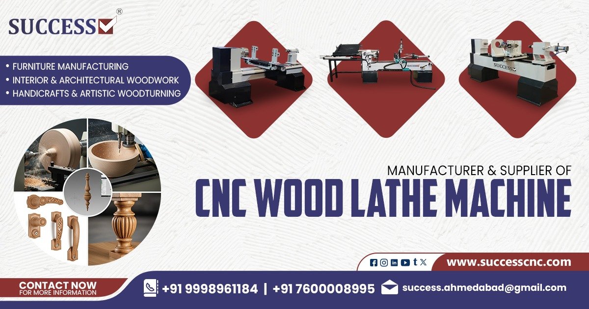 CNC Wood Lathe Machine in Jammu and Kashmir