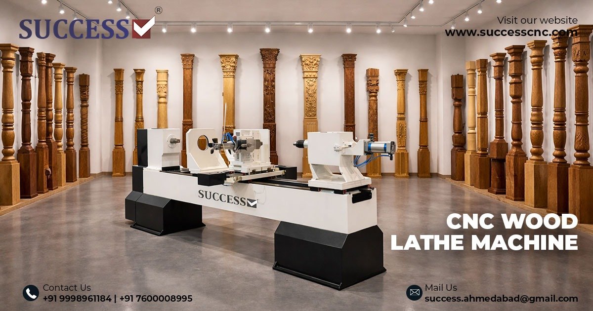 CNC Wood Lathe Machine in Assam