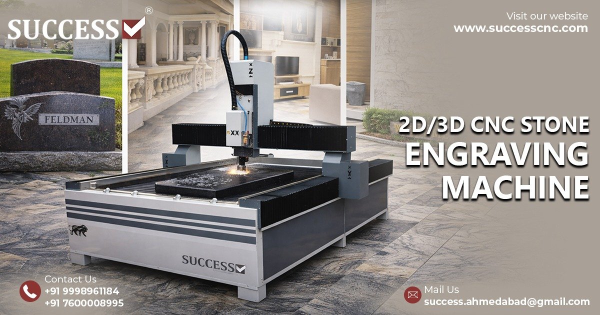 Industrial 2D/3D CNC Stone Engraving Machine in Ahmedabad