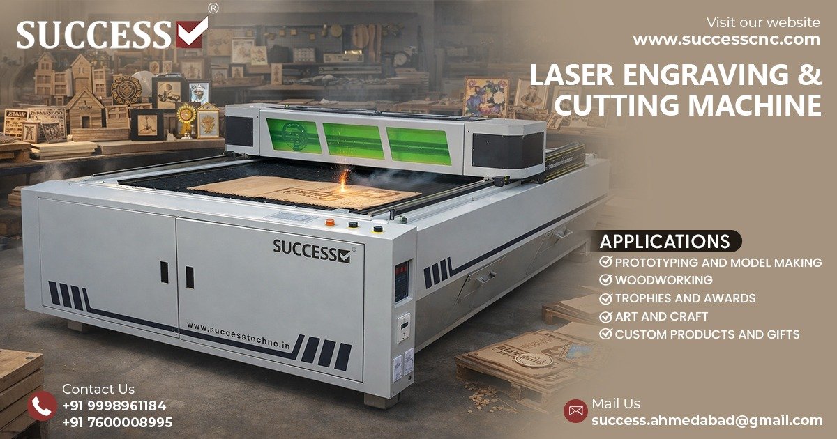 High Performance Laser Engraving and Cutting Machine in Rajkot