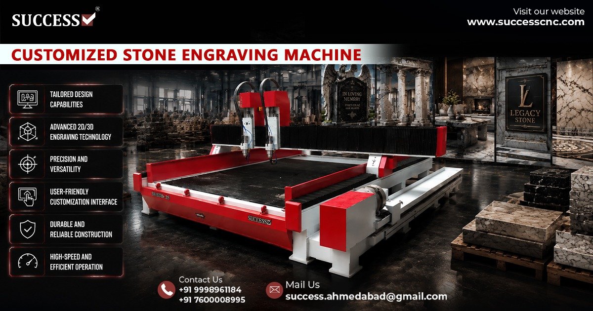 Customized Stone Engraving Machine in Vadodara