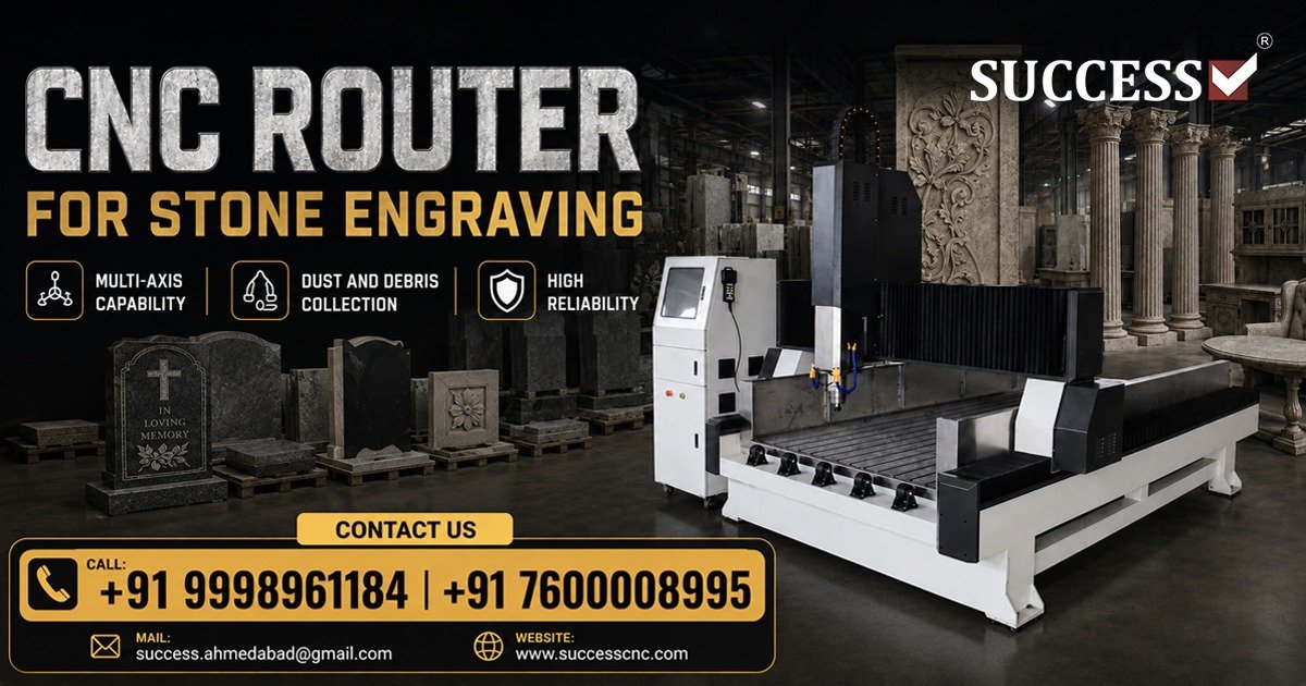 Top CNC Router for Stone Engraving Machine in Vadodara
