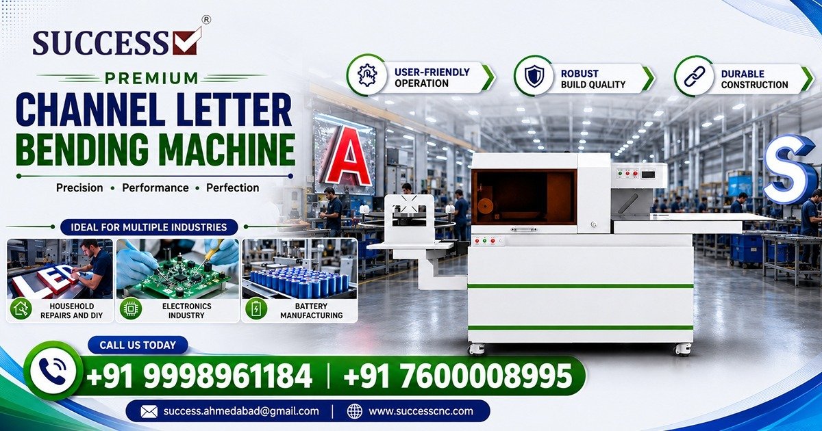 Premium Channel Letter Bending Machine in Morbi