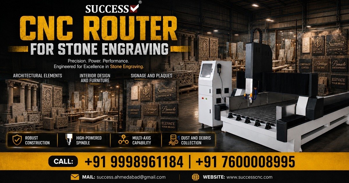Premium CNC Router for Stone Engraving Machine in Morbi