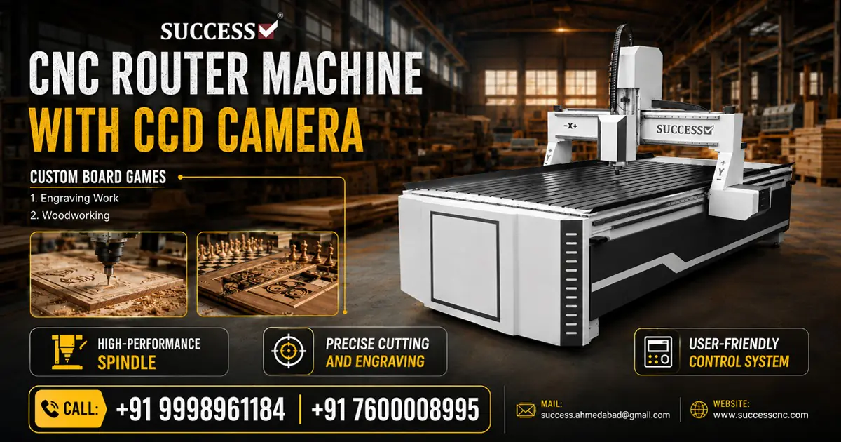 Top CNC Router Machine with CCD Camera in Ahmedabad