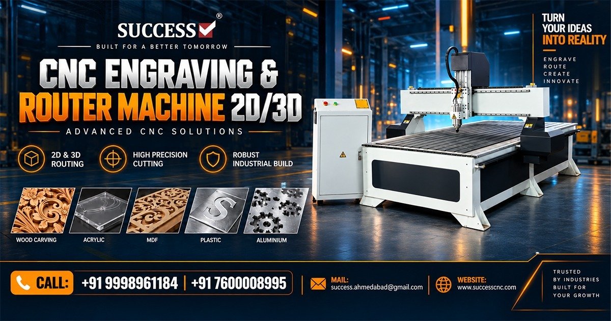 Top 10 CNC Engraving and Router Machine 2D/3D in Rajkot