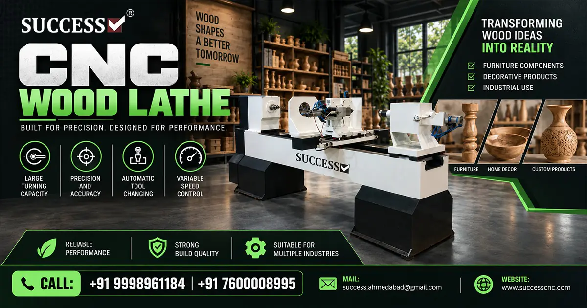 Top CNC Wood Lathe Machine in Vadodara