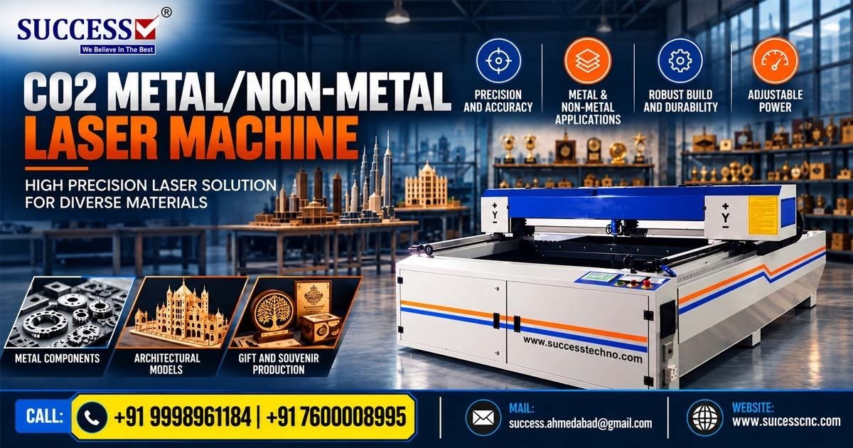 Popular Co2 Metal and Non-Metal Laser Machine in Morbi