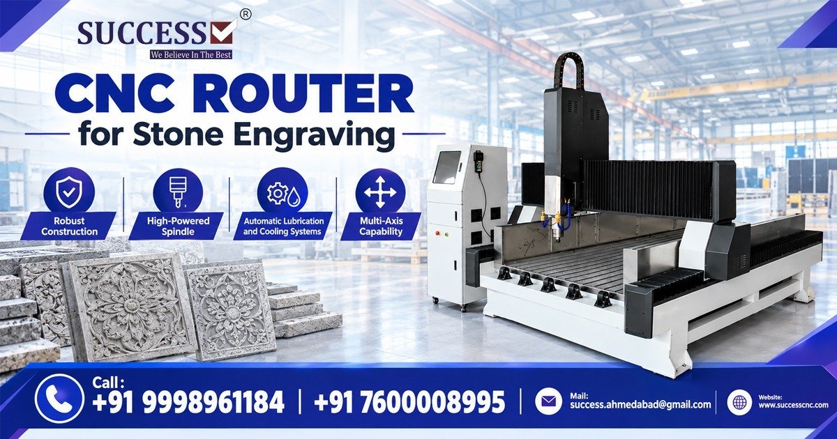 CNC Router Machine for Stone Engraving in Rajkot